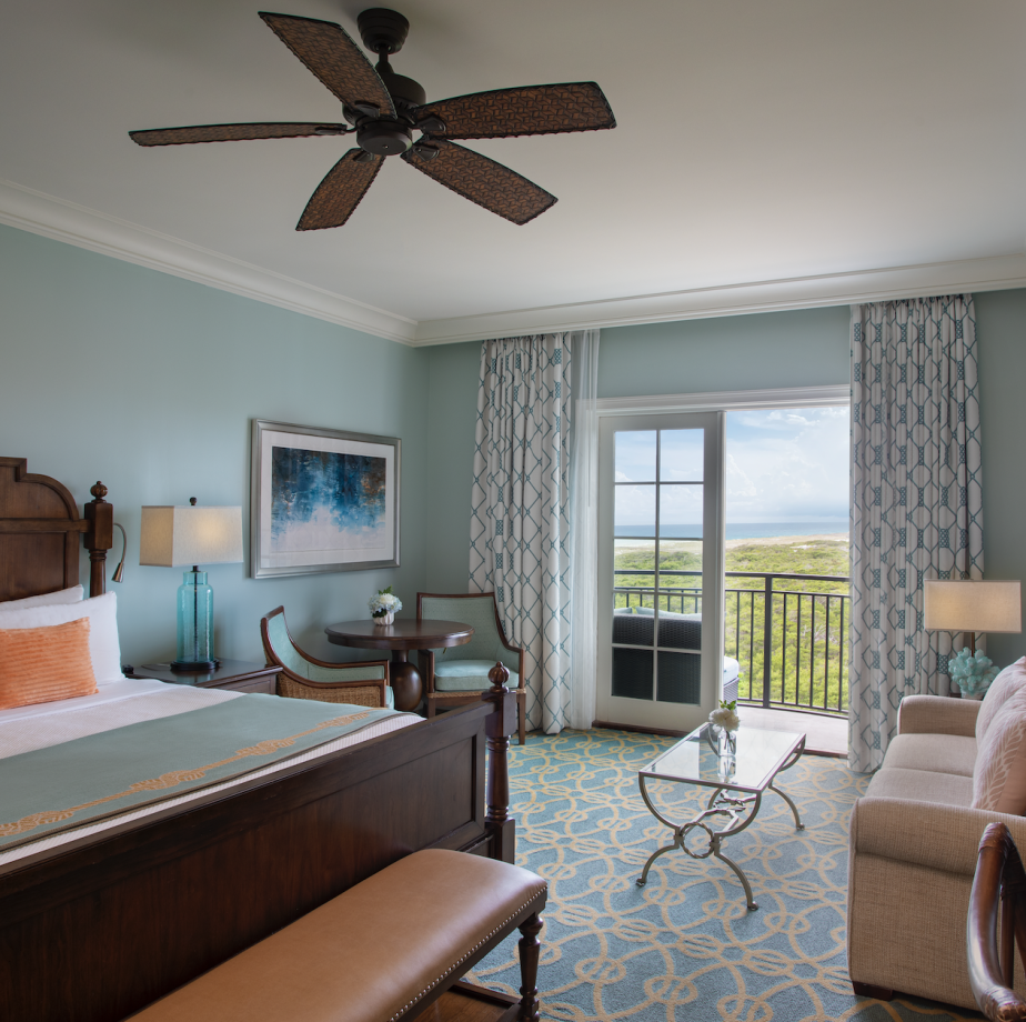 Hotel room with view