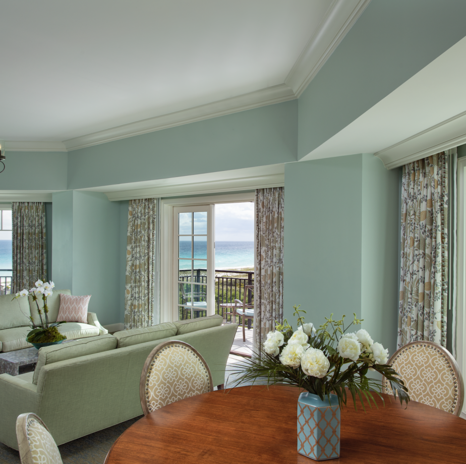 Sitting area in room